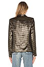 view 3 of 4 Iggy Lurex Blazer in Black Gold