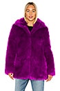 view 2 of 5 Kate Faux Fur Jacket in Magenta