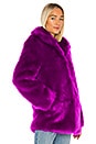 view 3 of 5 Kate Faux Fur Jacket in Magenta