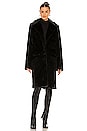 view 2 of 4 Dawson Faux Fur Coat in Black