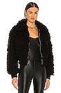 view 1 of 4 Andes Faux Fur Jacket in Black
