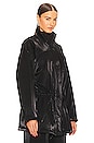 view 3 of 6 Cinched Waist Parka in Luminous Black