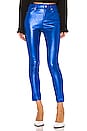 view 1 of 4 Madrid Leather Pant in Electric Blue