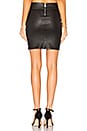 view 3 of 4 Ivy Leather Skirt in Noir