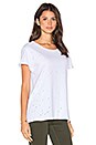 view 2 of 4 T-SHIRT DISTRESSED JEWEL in White