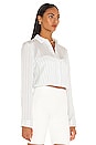 view 2 of 4 Ludovica Top in White Striped