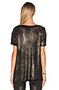 view 3 of 4 Nicola Tee in Gold Diamond