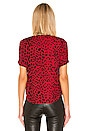 view 4 of 5 Flynn Top in Red Leopard