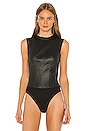 view 2 of 5 Claire Leather Bodysuit in Nightlife 2