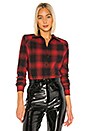 view 1 of 4 Maxine Top in Red Check