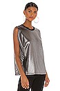 view 2 of 4 Tyler Blouse in Silver Mesh