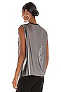 view 3 of 4 Tyler Blouse in Silver Mesh