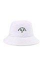 view 3 of 3 Bucket Hat in White