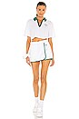 view 4 of 4 Wrap Skort in White