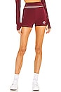 view 1 of 4 Biker Short in Maroon
