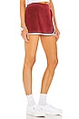 view 2 of 4 Wrap Skort in Maroon