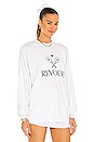 view 2 of 4 Oversized Sweatshirt in White