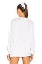 view 3 of 4 Oversized Sweatshirt in White