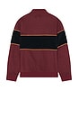 view 2 of 4 Quarter Zip Sweater in Maroon Heather