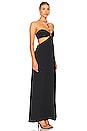 view 2 of 3 ROBE MAXI PLAYA in Black