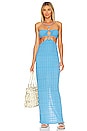 view 1 of 3 Amoura Ring Maxi Dress in Blue