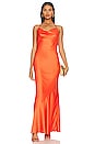 view 1 of 3 Iluka Gown in Orange