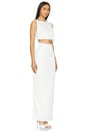 view 2 of 3 Oracle Boatneck Gown in White