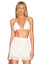 view 1 of 4 Ines Triangle Bra Top in White