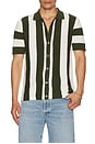 view 3 of 4 Presley Shirt in Khaki & White