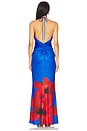 view 3 of 3 Primrose Maxi Dress in Blue Hibiscus