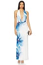 view 1 of 4 Jasmina Maxi Dress in Blue Flower
