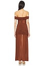 view 3 of 3 Meila Maxi Dress in Espresso