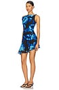 view 3 of 4 Tacha Mini Dress in Agave Blue