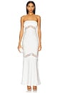 view 1 of 3 Melrose Strapless Maxi Dress in White