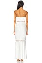 view 3 of 3 Melrose Strapless Maxi Dress in White