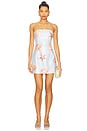 view 1 of 4 Ibiza Mini Dress in Ice Blue Seashell Ombre