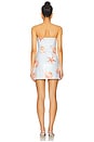 view 3 of 4 Ibiza Mini Dress in Ice Blue Seashell Ombre