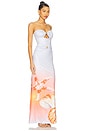 view 2 of 4 Kleo Maxi Dress in Ice Blue Seashell Ombre