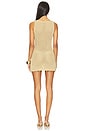 view 3 of 4 Ariya Mini Dress in Gold