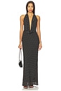 view 1 of 3 Lexie Maxi Dress in Black Polka