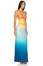 view 2 of 3 Kleo Maxi Dress in Pina Colada Ombre