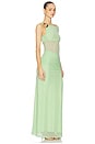 view 3 of 5 Naelle One Shoulder Maxi Dress in Keylime