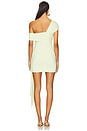 view 3 of 3 Kassi Ruched Mini Dress in Keylime