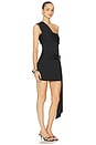 view 2 of 4 Kassi Ruched Mini Dress in Black
