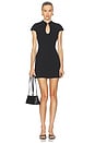 view 1 of 3 Vieno Keyhole Fitted Mini Dress in Black
