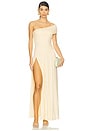 view 1 of 3 Larsen One Shoulder Maxi Dress in Lemon