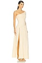view 2 of 3 Larsen One Shoulder Maxi Dress in Lemon