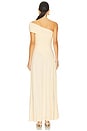 view 3 of 3 Larsen One Shoulder Maxi Dress in Lemon