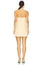 view 3 of 3 Cairo Strapless Mini Dress in Lemon