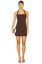 view 1 of 3 Franca Mini Dress in Bitter Chocolate